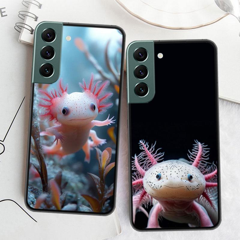 Чехол с улыбающейся саламандрой для Samsung Galaxy S22 S25 Ultra S21 S10 Plus S26 Edge S20 S23 S24 FE Чехол Силиконовый Мягкий ТПУ