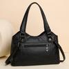 Женская сумка из мягкой кожи, большая вместительная сумка для матери среднего возраста, сумка через плечо через плечо