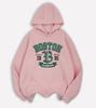 Boston Number 1991 Art Letter Print Men Hoody Autumn Hip Hop Hoodie Casual Fleece Retro Loose Long Sleeve Unisex Simple Hoodies