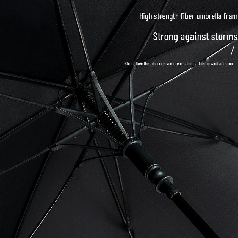 27-дюймовый автоматический зонт для гольфа с логотипом, длинной ручкой, идеально подходит для деловых или рекламных подарков