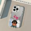 Иллюстрация чехла для телефона с таксой для iPhone 17 16 15 14 13 12 11 Pro Max 16e 17e XR X XS Max 7 8 Plus Крышка с зеркалом для макияжа