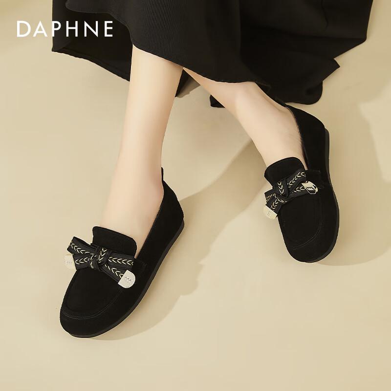 Женские замшевые лоферы в ретро-стиле DAPHNE