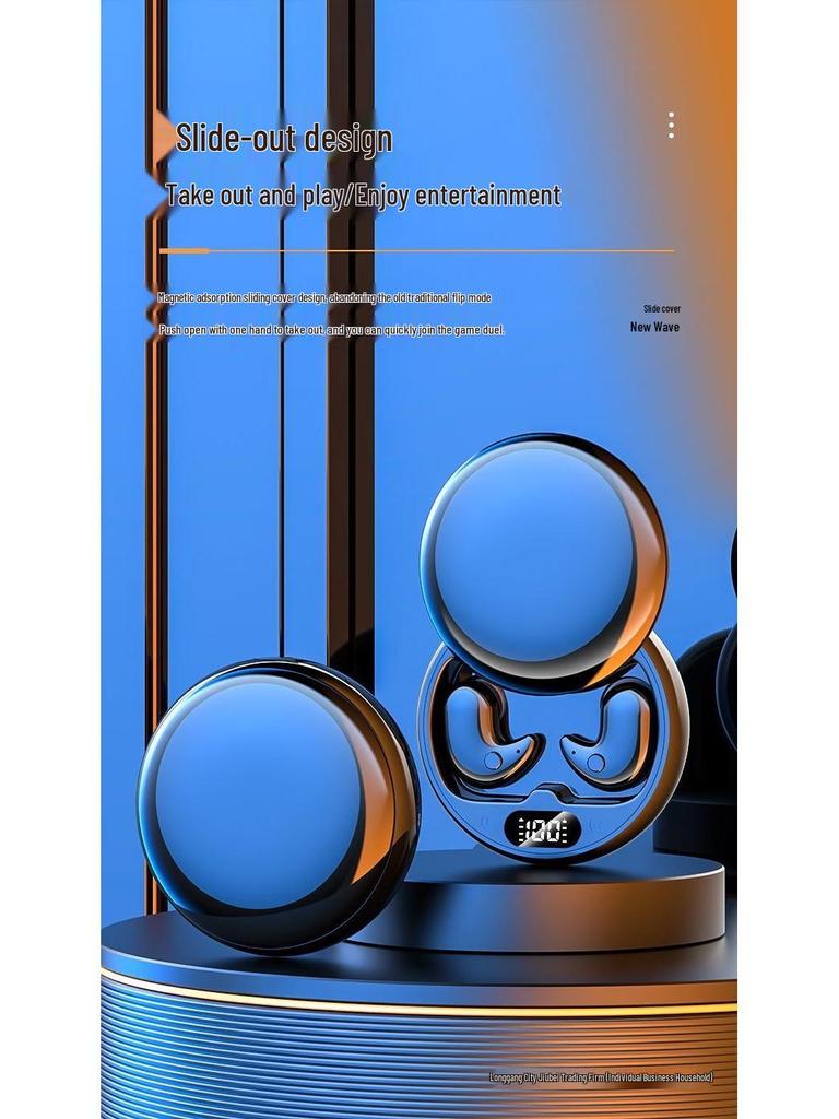Ultra-Thin 2025 Bluetooth Earphones: Comfortable, Painless, On-Ear Headphones with Long Battery Life
