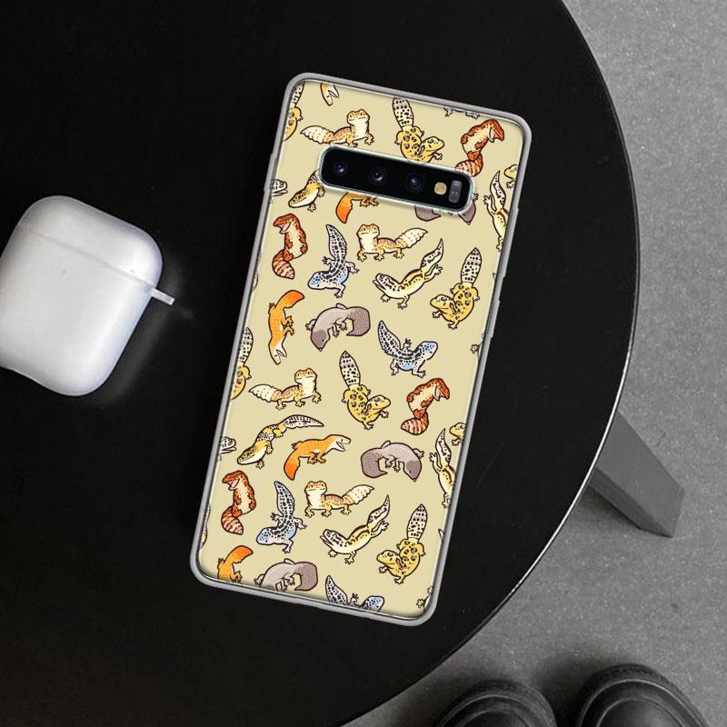 Lizards Geckos Phone Case Cover for Samsung Galaxy S26 S25 Edge S24 S23 Ultra S22 Plus S21 FE S20 + Art Customized Fundas Galaxy