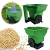 Easy Crank Handheld Spreader Even Dispersal Multipurpose Dispenser Lawn Maintenance