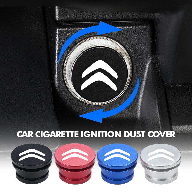 Car Metal Cigarette Lighter Button Cap Dustproof Cover Socket For Citroen C4 C3 C5 C1 C2 C6 C4L DS3 DS4 Berlingo Picasso Jumper