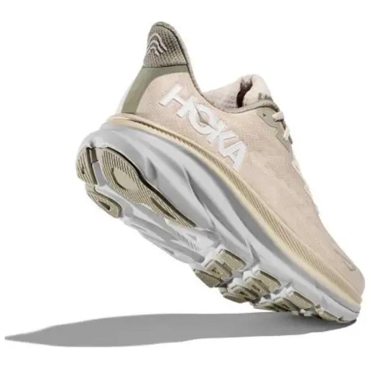 HOKA Clifton 9 Oat Milk Barley Men Sneakers Cream 1127895-OKB