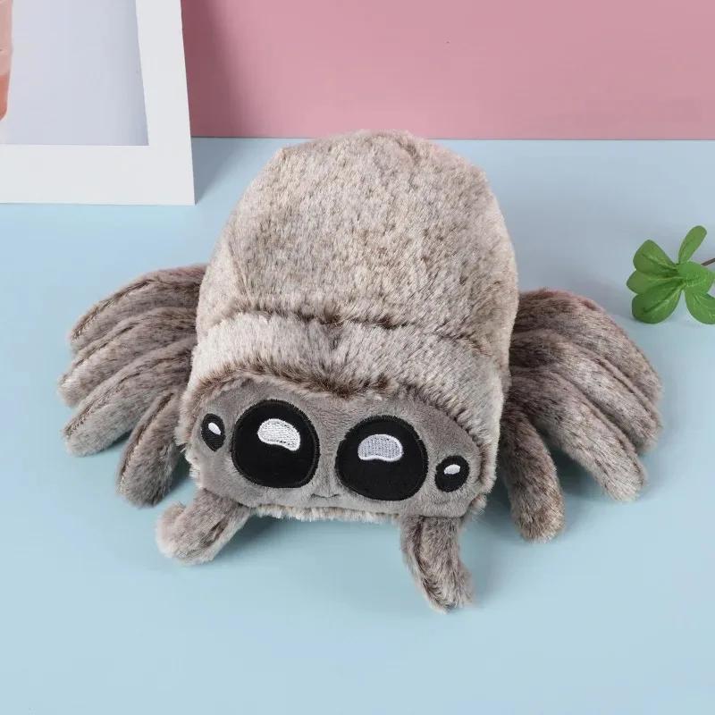 Плюшевая игрушка Паук Лукас Друг Каваи Черно-белый Паук Кукла Украшение для дома Подушка Мягкая Набивная Подарки на Хэллоуин Игрушка для детей