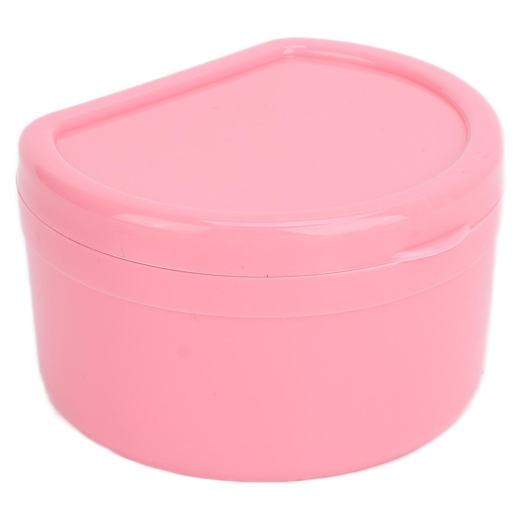 Переносной футляр для стоматологических ретейнеров, ортодонтический фиксатор для зубов, коробка для хранения искусственных зубов, розовый
