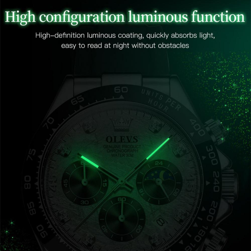 OLEVS Новые лучшие мужские часы Силиконовые многофункциональные кварцевые мужские часы Высококачественные часы
