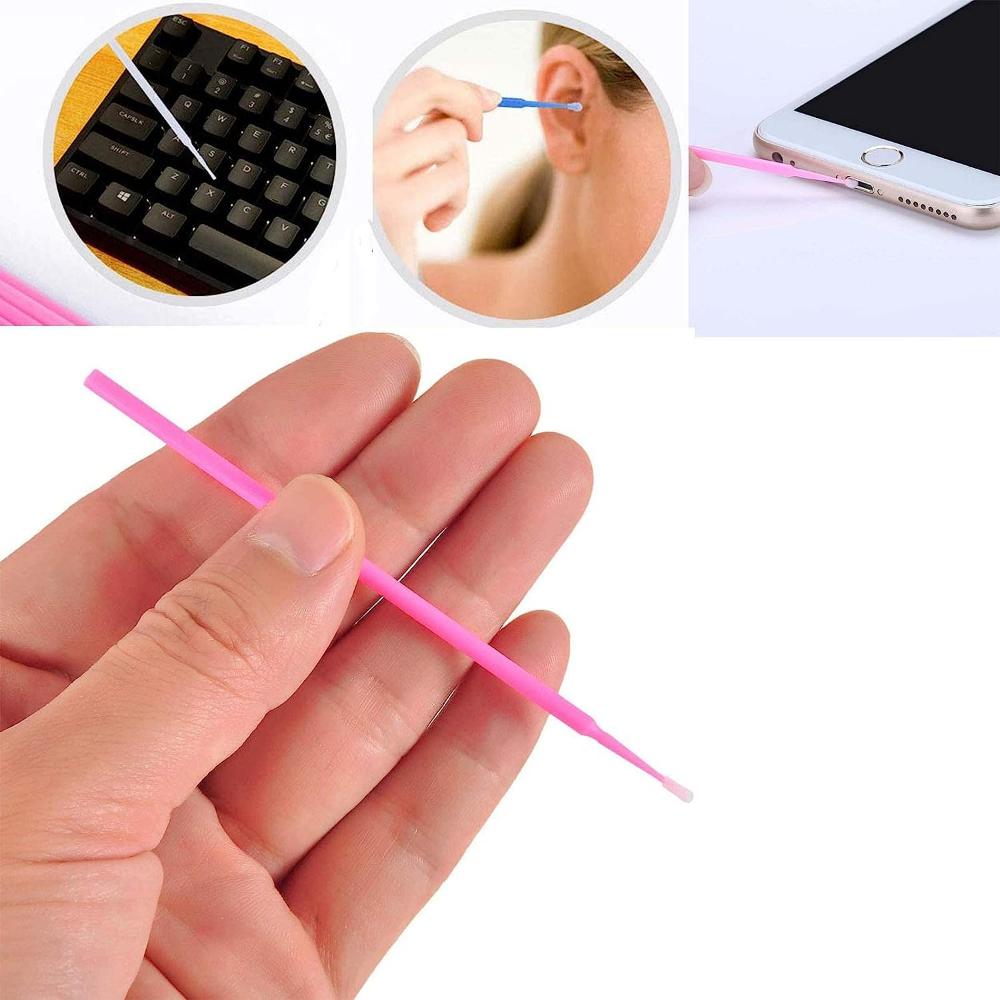 Disposable Eyelashes Extensions Micro Brush Swabs Mascara Wands Applicator Grafting Tool for Makeup Eyelash Application Removal and Clean