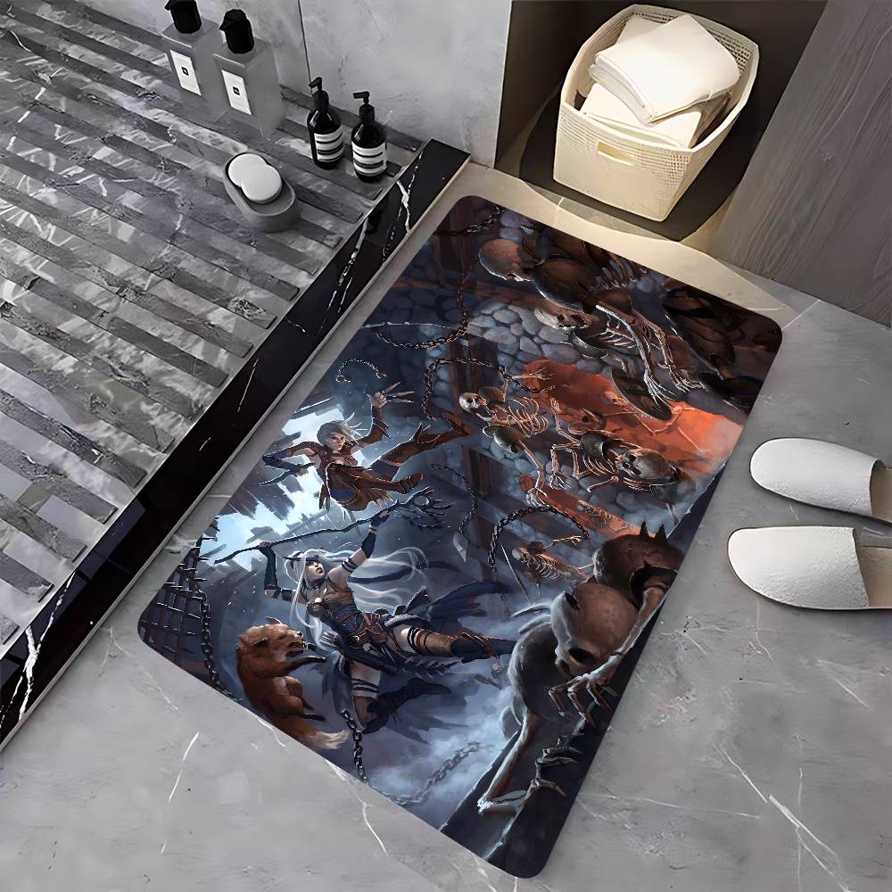 Dungeons And Dragons Entrance Door Mat Nordic Style Home Doormat Bathroom-Toilet Mats Bedroom Hotel Decor Mat