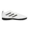 adidas Детские футбольные бутсы Goletto 8 Turf с низким верхом и противоскользящей подошвой, белые/черные GY5782