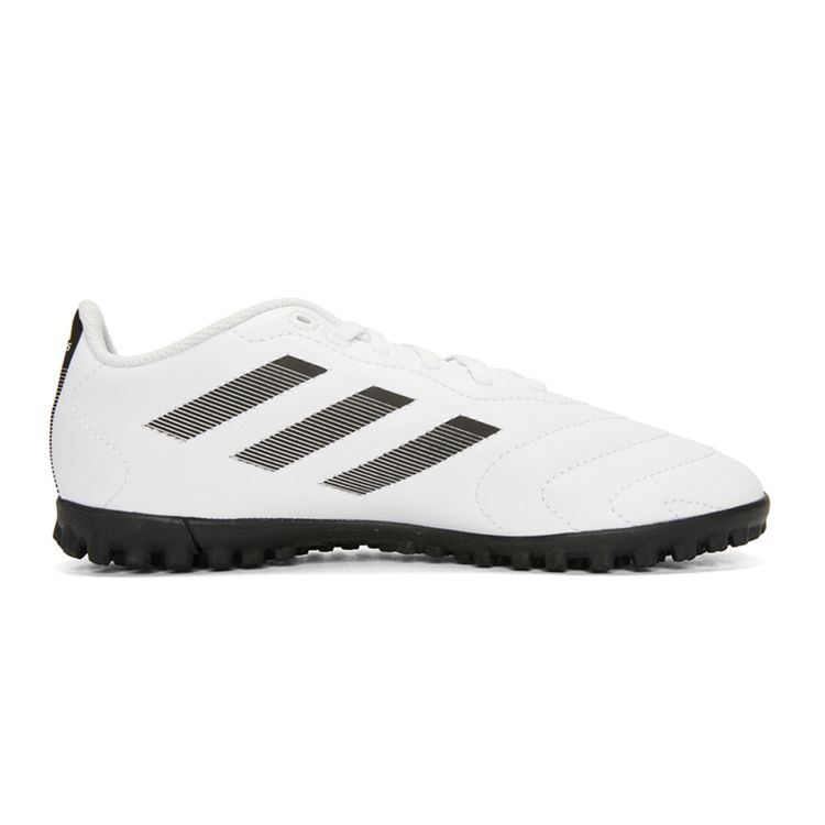 adidas Детские футбольные бутсы Goletto 8 Turf с низким верхом и противоскользящей подошвой, белые/черные GY5782