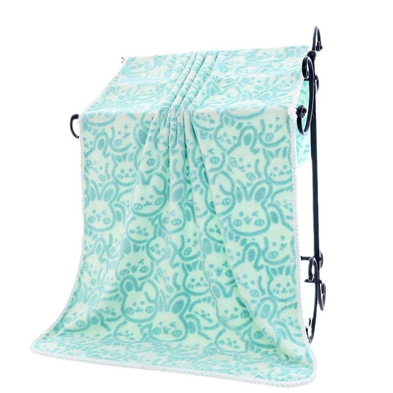 Новое жаккардовое банное полотенце из кораллового флиса, мягкое, впитывающее, класс А, 100% хлопок, бытовое банное полотенце, утолщенное полотенце-обертывание