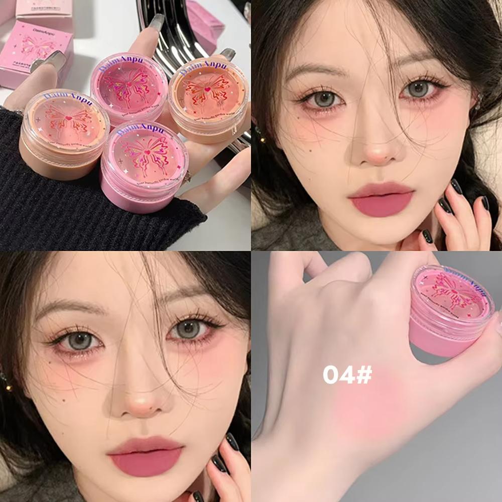 Airy Blush Clay Pigmented Powdery Cream Blusher DaimAnpu Long-Stating Tender Look Uplifting Color Matte Girlish Blush