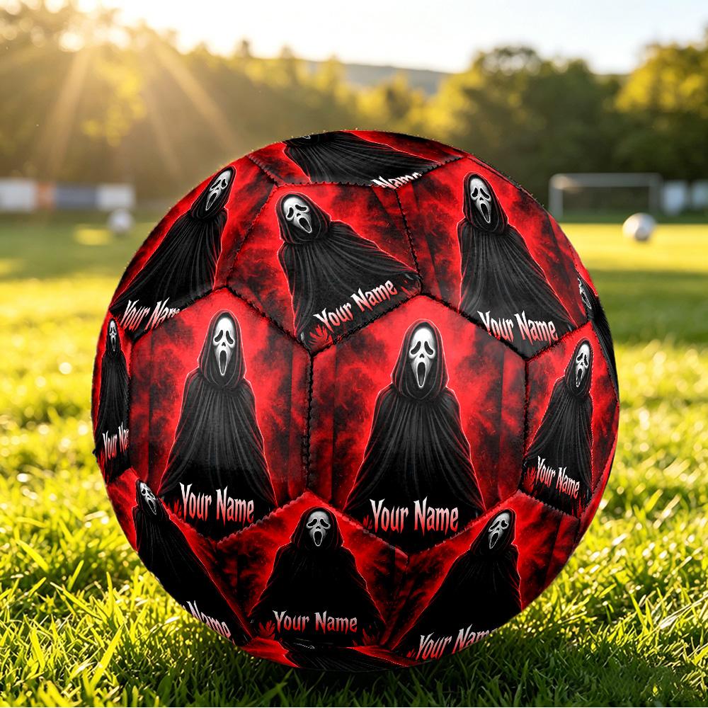 Size 5 FootballScream Ghostface Durable PU Soccer Ball for Sports Training Outdoor Competition