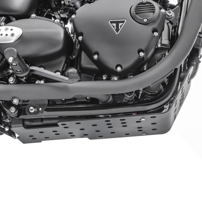 Sabot moteur pour Triumph Bonneville T120 16-25 pare moteur Aluminium noir