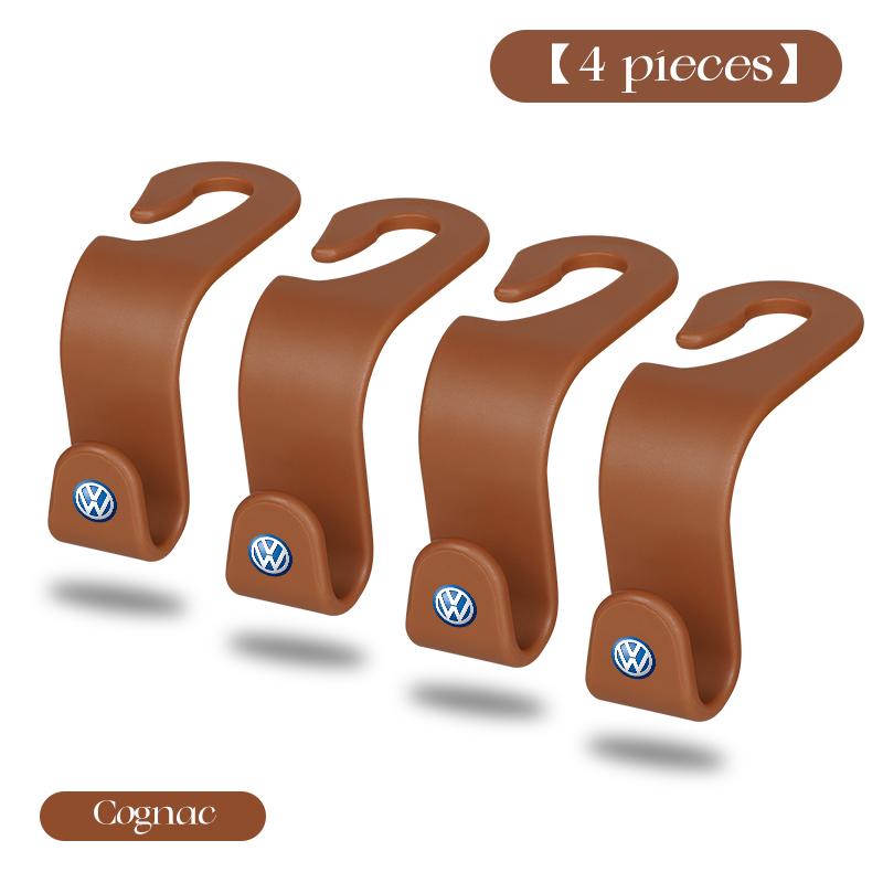 XMZSA1 Car Seat Headrest Hook For Volkswagen VW Scirocco Jetta Beetle Golf 4 5 6 mk8 Passat Polo B5 Tiguan Backrest Hanger Storage Hook