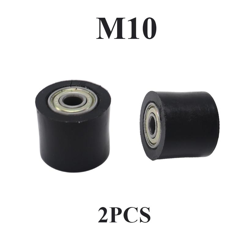 2pcs/1pair 8/10mm Wheel Tensioner Guide Drive Chain Roller Pulley For ATV CRF CR XR Enduro Motorcycle Motocross Dirt Bike