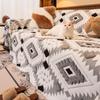 Ретро Осенне-зимний Устойчивый к царапинам Нескользящий Толстый Чехол-одеяло для дивана 2025