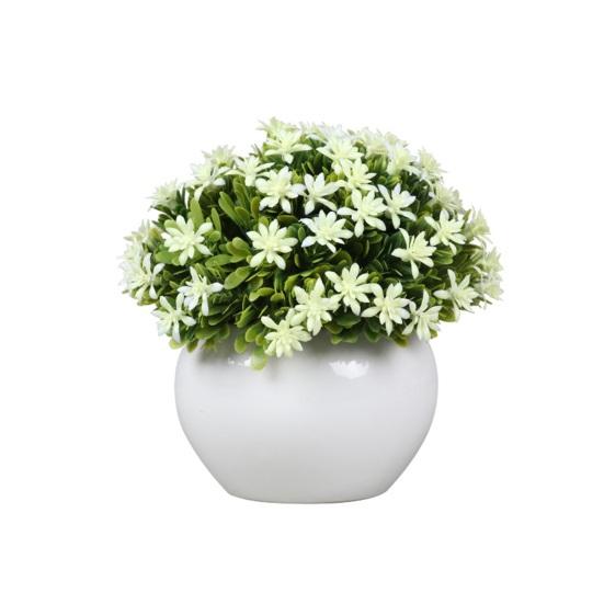 Прочный искусственный бонсай, не увядший, яркий цвет, декоративный