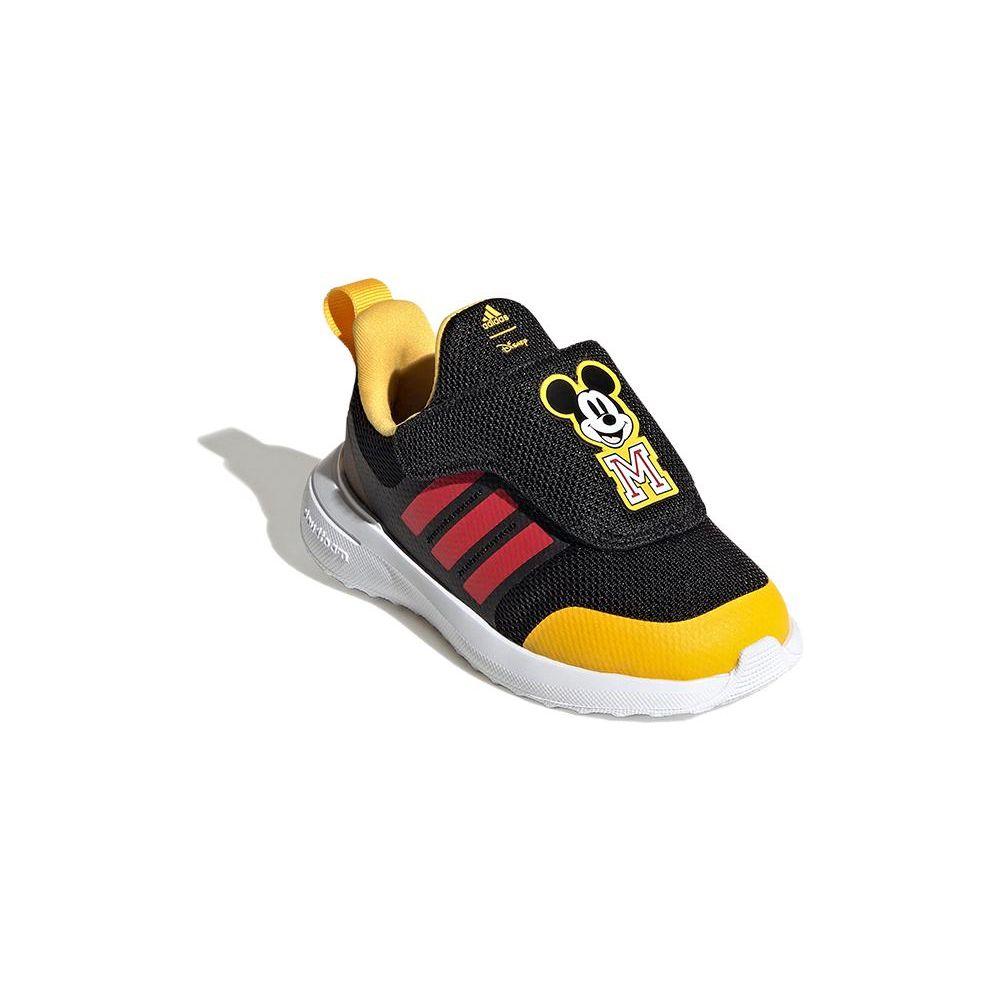 Disney x adidas FortaRun AC I Кроссовки для малышей Микки Черный Основной черный Ярко-алый IG7166