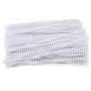 100PCS Spiral Binding Coils 48 Loops 4:1 Pitch A4 Paper Plastic Binding Spines 40 Sheets Capacity 8mm Diameter White
