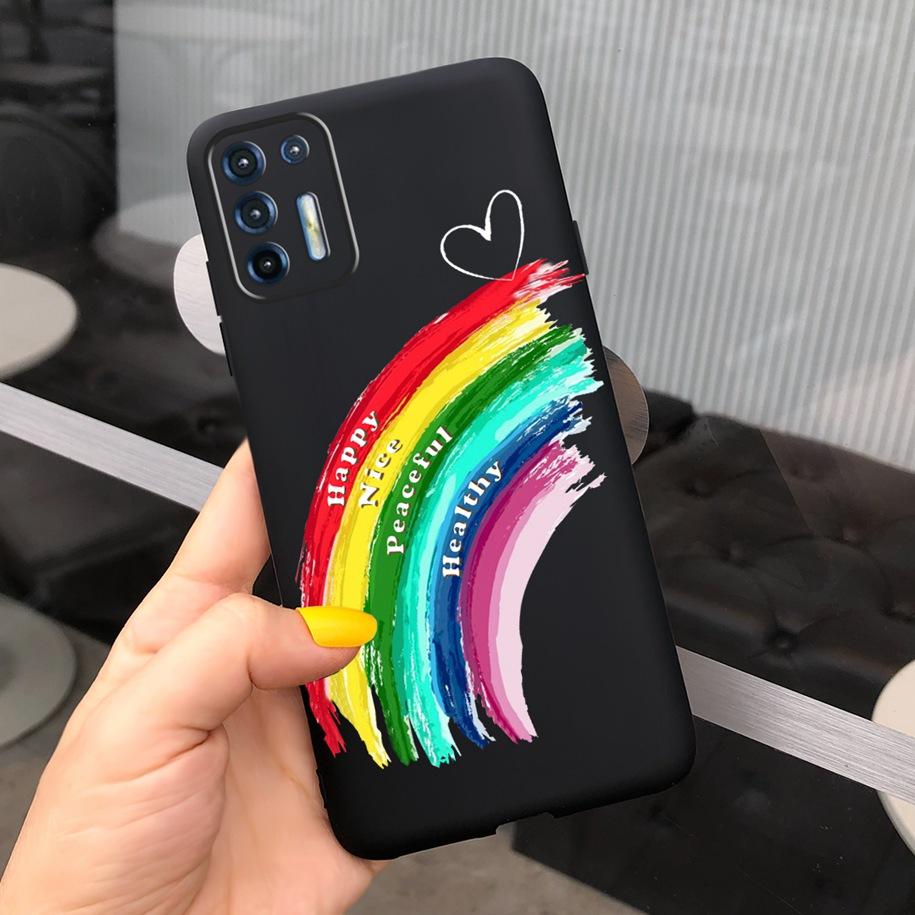 For Motorola Moto G9 Plus Case Fashion Love Heart Soft Cover Silicone TPU Funda For Moto G9 Plus XT2087-1 G9Plus Phone Bag Cases