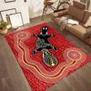 Australian Aboriginal Style 139 Floor Rug Office Rug Perfect for Study room Decorate room Entryway Dormitory Antislip Carpet Anime Office Decor