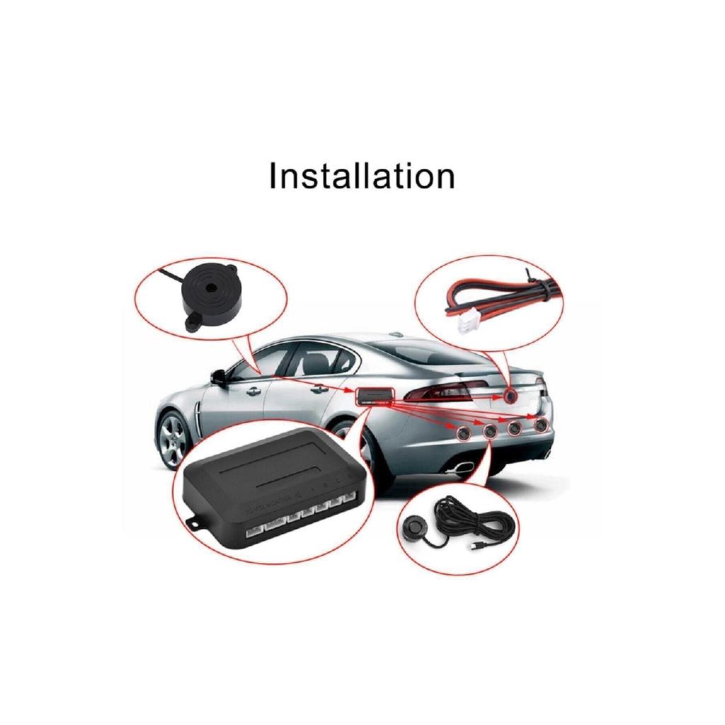 Parking Sensor With Sound Alert 19mm Black Sensor Color