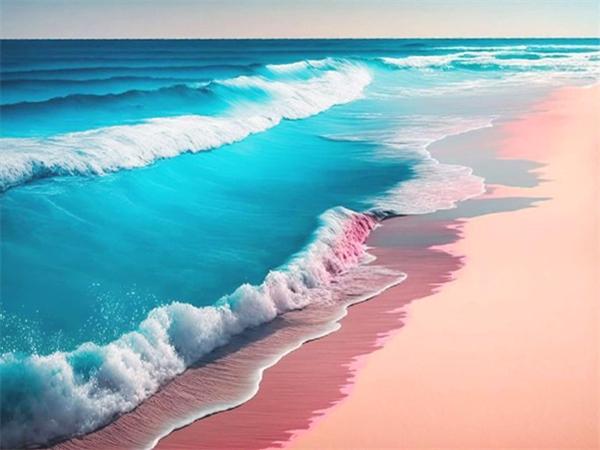 Полная квадратная круглая алмазная живопись, волна, морской пейзаж, домашний декор, вышивка, мозаика, пляжный пейзаж, подарок ручной работы