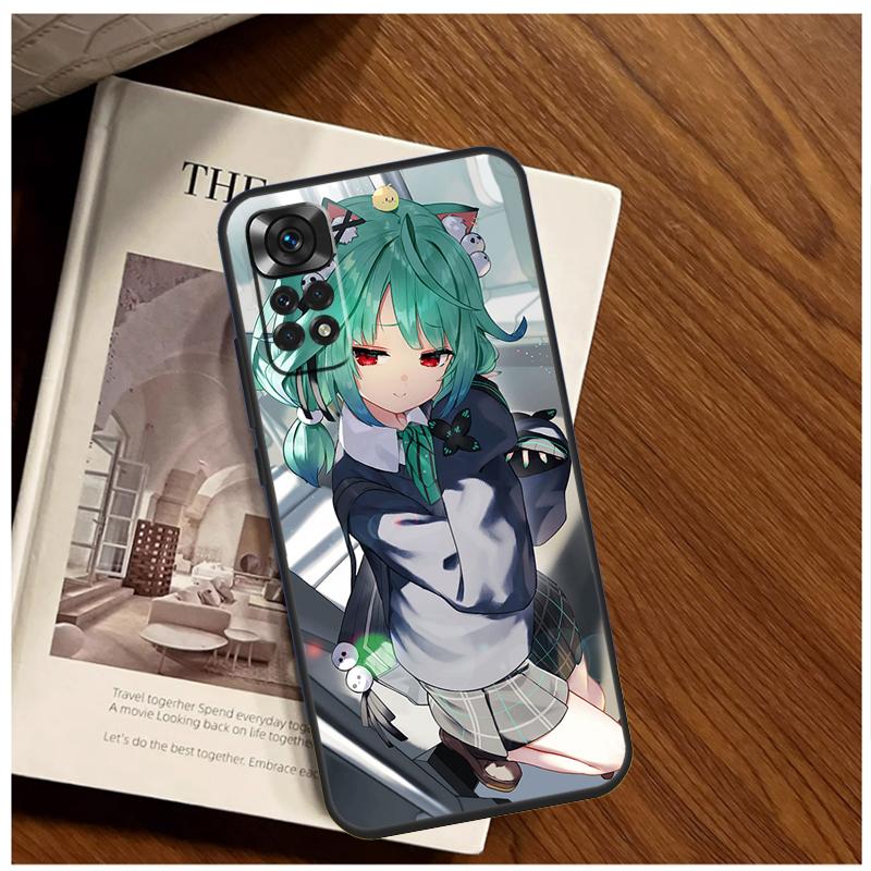 Uruha Rushia Hololive Case For Xiaomi Redmi 12 12C 13C 10C 9C Redmi Note 13 12 9 10 11 Pro 9S 10S 11S 12S Cover