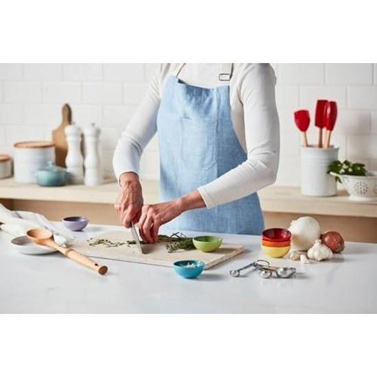 Мини-миска Le Creuset 7 см Радужная Термостойкая Морозостойкая Безопасна для Микроволновой Печи и Посудомоечной Машины Набор 6 шт.
