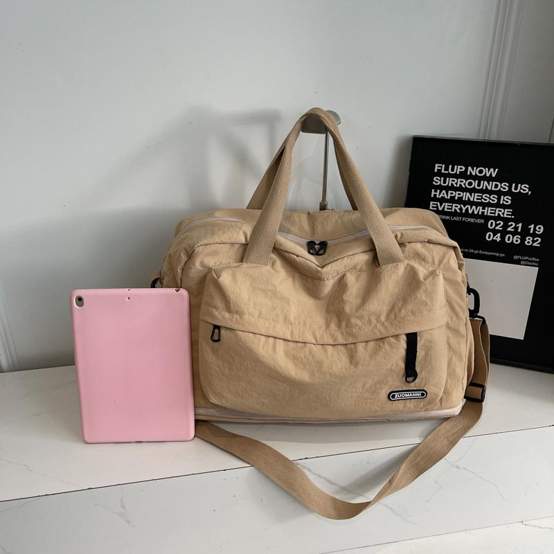 Женская легкая складная дорожная сумка-дафл, большая вместимость, много отделений, дорожная сумка для багажа, нейлоновые спортивные сумки-тоут для спортзала