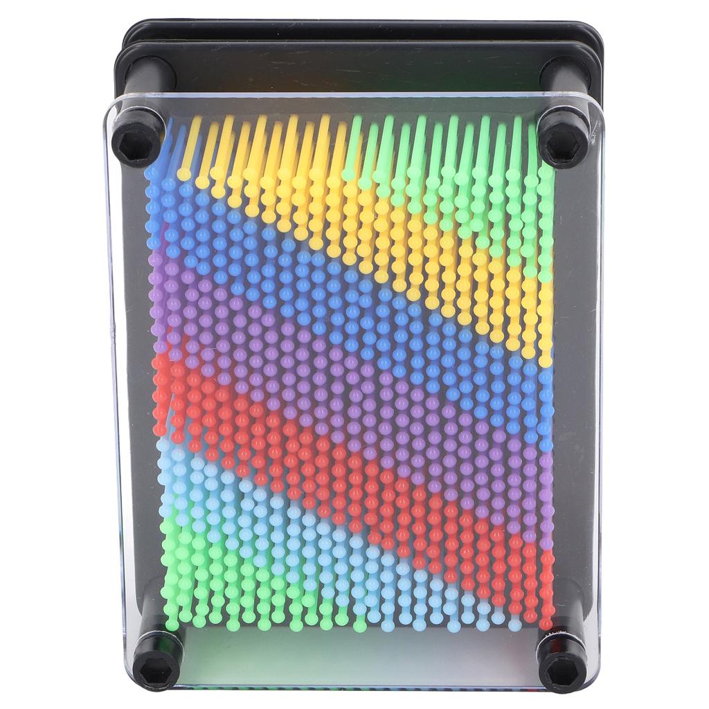 3D Игрушка Pin Art Цветная Пластиковая Доска Pin Art 3D Игрушка с Иглами для Детей Детский Подарок Черный Фон