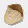Classic British Style Cotton Newsboy Cap With Sun Protection For Men And Women