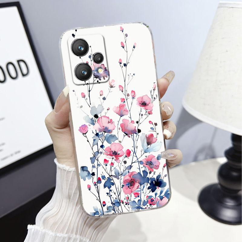 Для Realme Narzo 50A N55 50A Prime 30A 50 4G Чехол-обложка Для Narzo 30 5G Мраморный Прозрачный Мягкий Силиконовый Чехол для Телефона Fundas Кот Capa