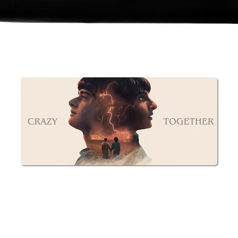 Новый Креативный Коврик для Мыши Большого Размера с Печатью High Definition, Коврик для Клавиатуры, Нескользящий и Устойчивый к Загрязнениям, Периферия Stranger Things