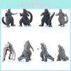 Eight Piece Godzilla Kong Kim Battle Dinosaur Pvc Action Figure Collection For Kids And Decor