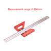 Углы Линейка Деревообработка Инструмент Разметка Чертеж Измерение Высокоточные Алюминиевый Сплав Центр Разметчик Измеритель Промышленный
