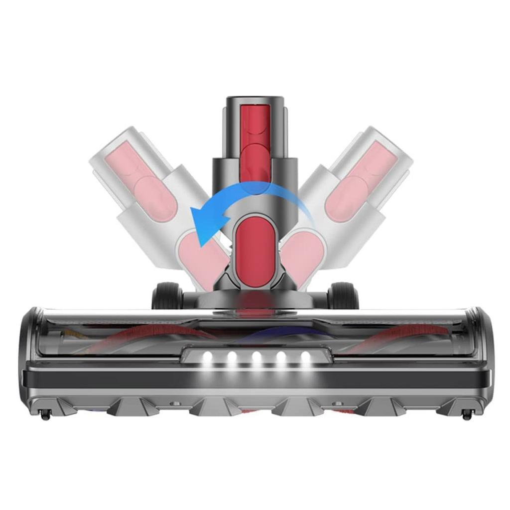 Вакуумная насадка для пылесосов Dyson V7 V8 V10 V11 V15 с пятью светодиодными лампами, подходит для ковров и твердых полов, насадка