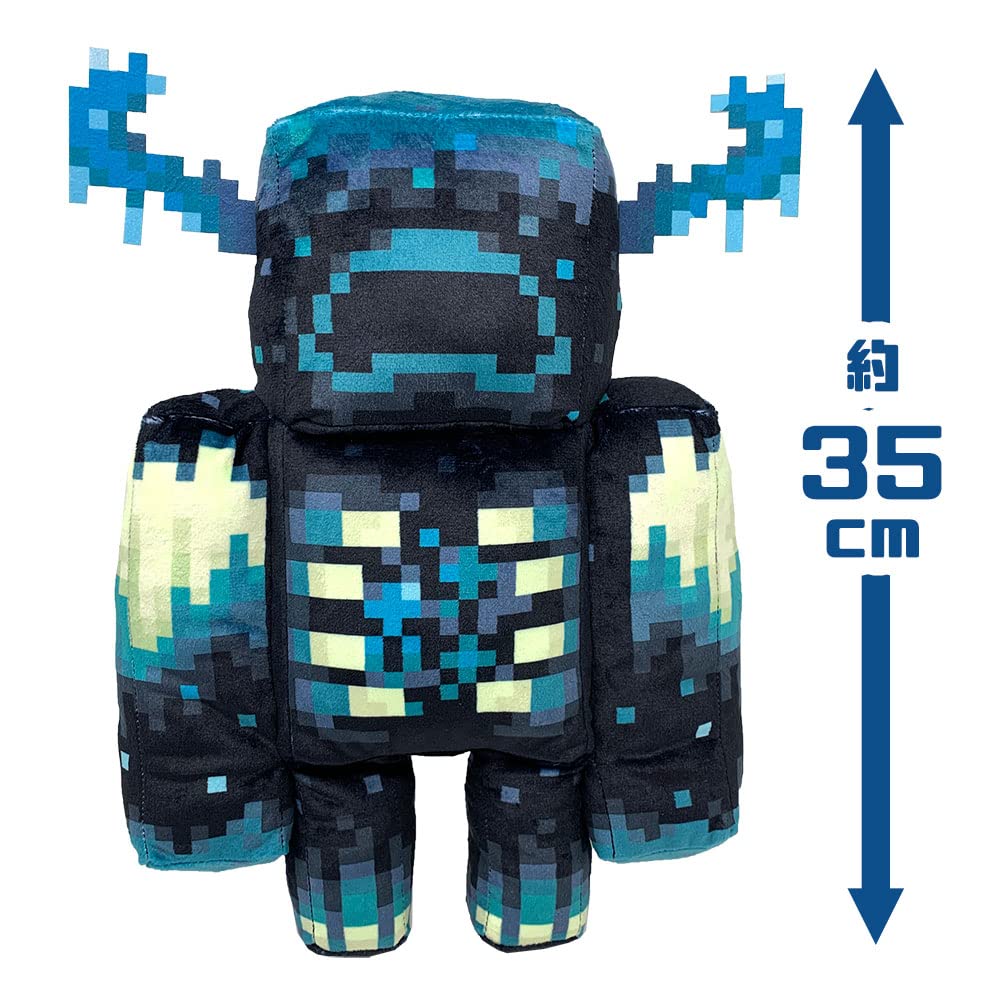 Появляется сильнейший монстр Minecraft BIG Plush Warden 35 см Официальные товары Прибл.