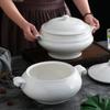 Керамический горшок для тушения с крышкой