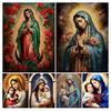 DIY Diamond Painting The Virgin Mary Cross Stitch Kit Mosaic Art Diamond Painting Full Circle/Square Diamond Home Decoration