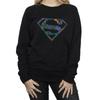 DC Comics Womens/Ladies Superman Floral Logo 1 Sweatshirt