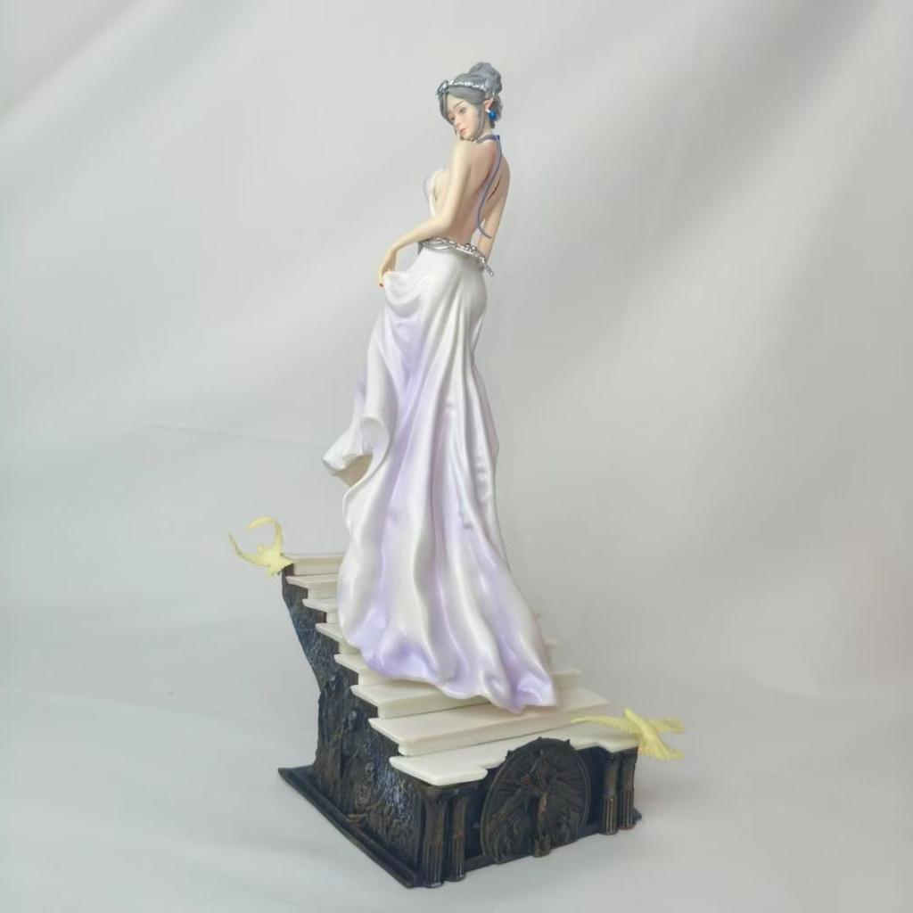 Bandai Серия Нож Призрака Ледяная Принцесса Хайцинь Дым Оглядывающаяся На Ручная Работа Аниме Красивые Девушки Ручная Работа Анимационная Модель