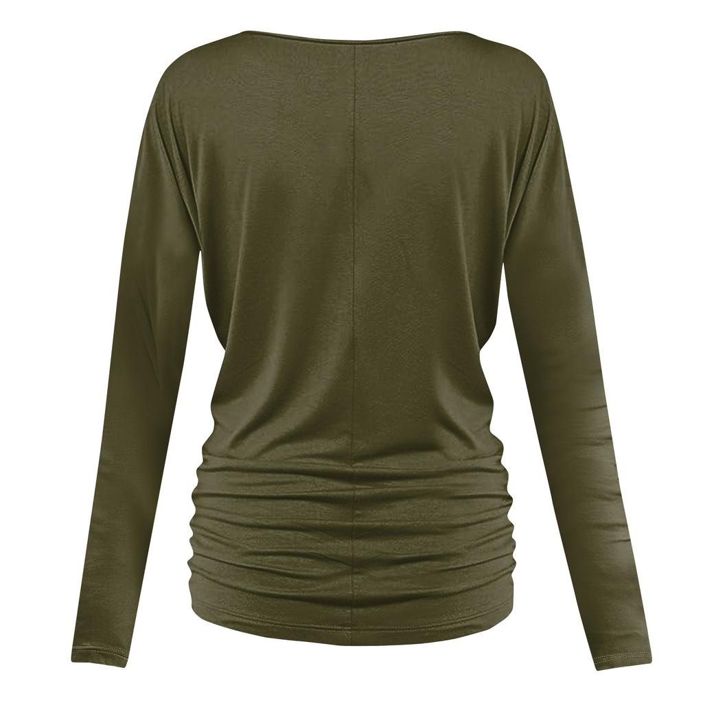 Женский модный повседневный свободный крой, повседневный модный плиссированный топ с v-образным вырезом в сочетании с брюками и юбкой с короткими рукавами