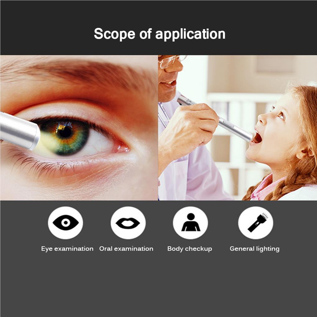 Medical Flashlight Equipment Small Professional USB Rechargeable LED Mini Torch Devices Checking Flashlights Accessory