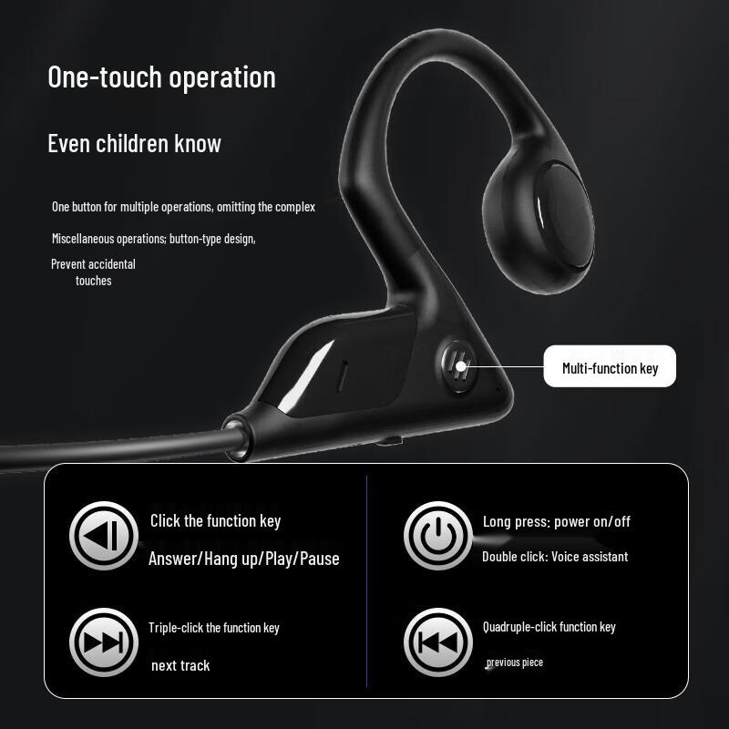 Спортивная Bluetooth-гарнитура OKSJ Z1 с костной проводимостью